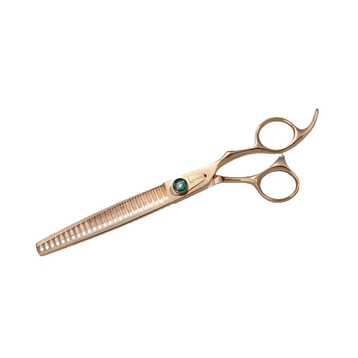 Kenchii-rose-color-25-tooth-blender-kenchii-shears