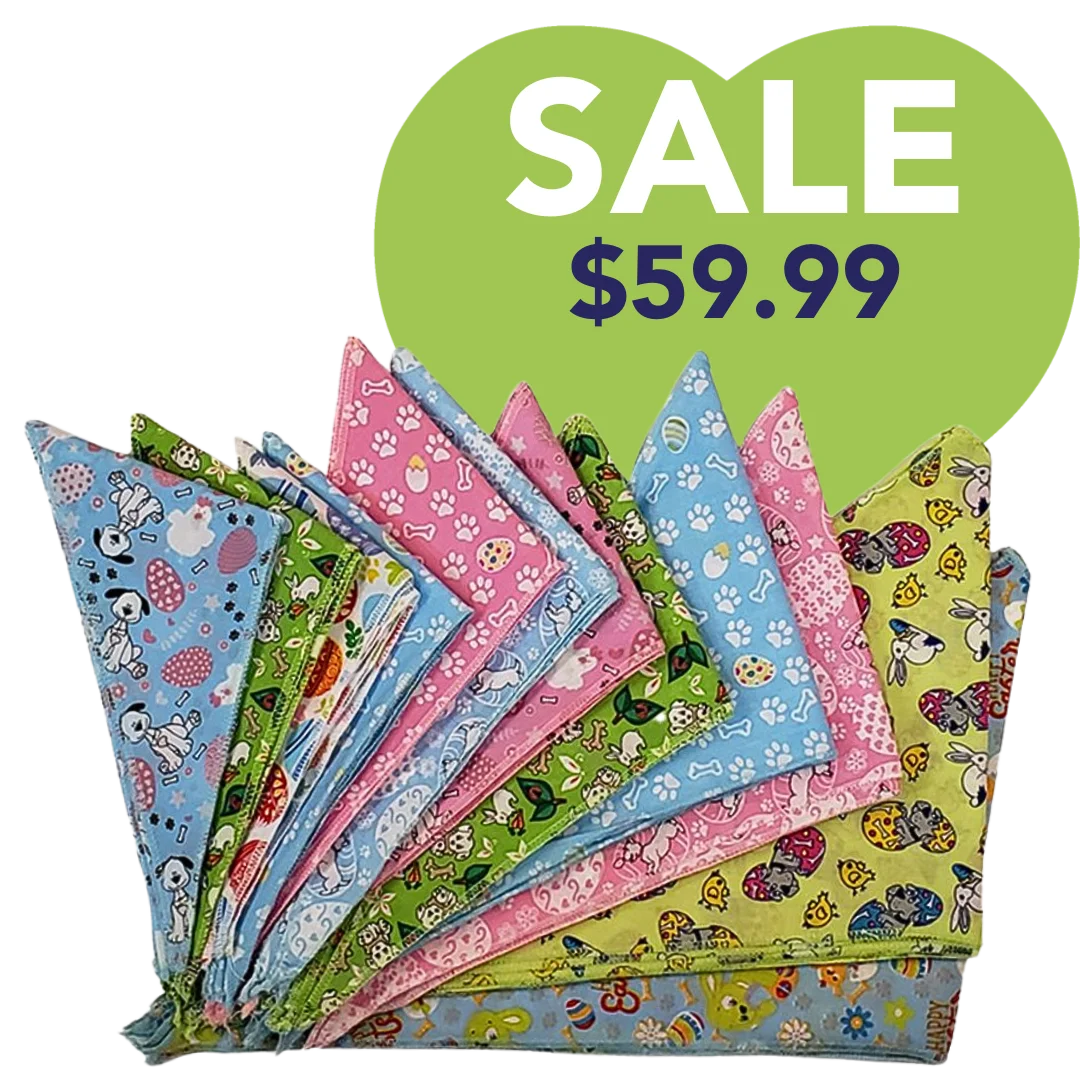 bandanas-unlimited-easter-assorted-bandanas-for-dogs