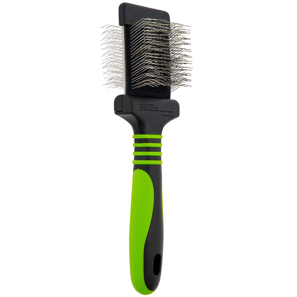 dog-fashion-spa-mini-Green-slicker-brush