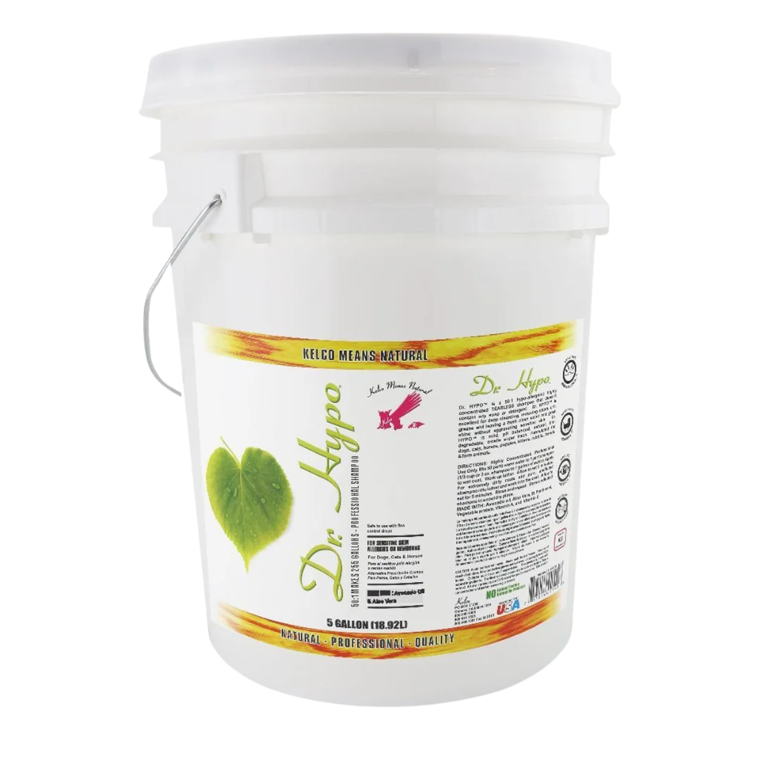 kelco-dr-hypo-shampoo-5gallon-for-dog-grooming