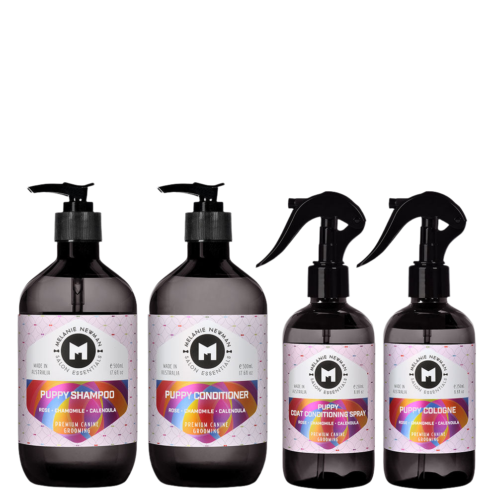 melanie-newman-puppy-shampoo-conditioner-spray-cologne