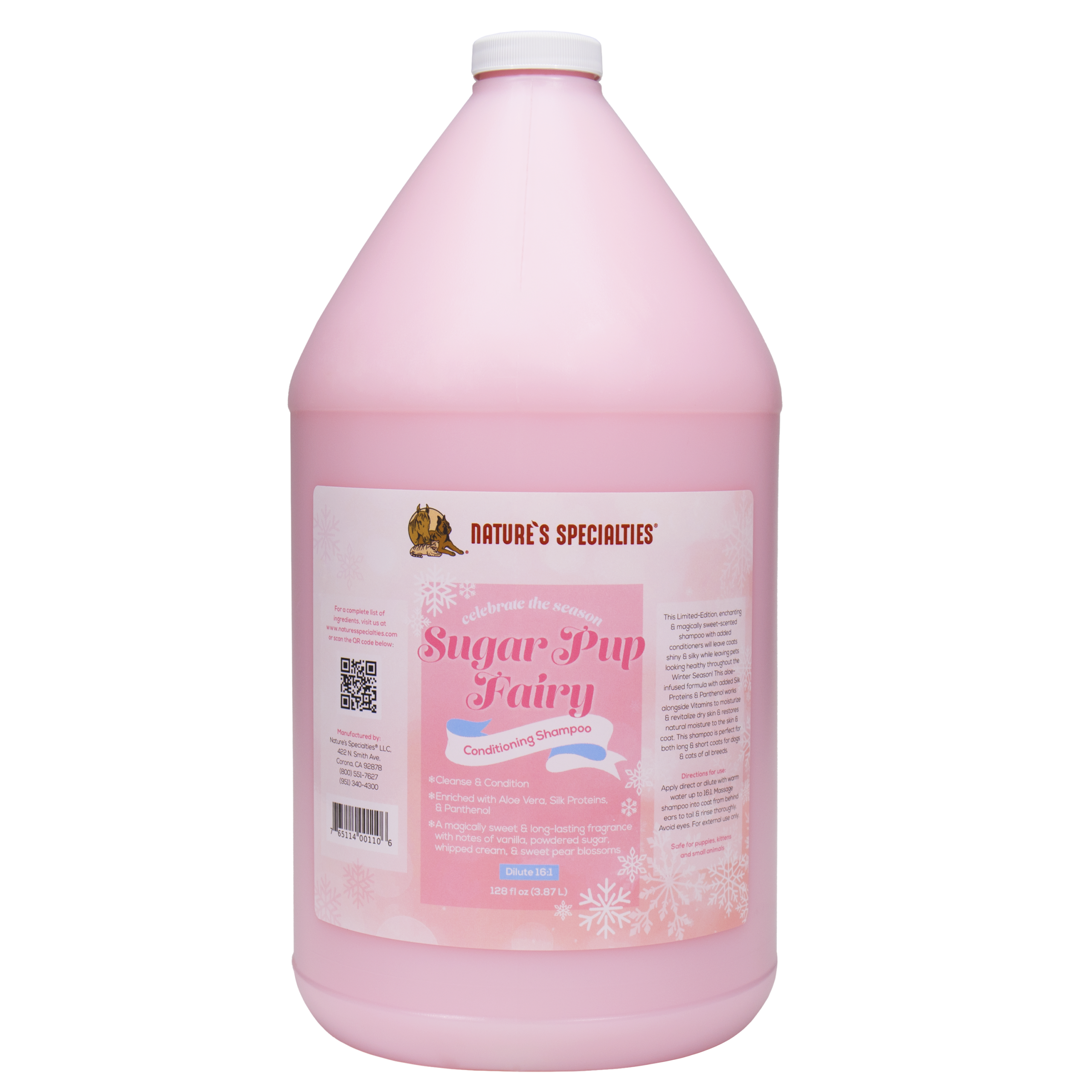 natures-specialties-sugar-pup-fairy-conditioning-shampoo-gallon-for-dog-grooming