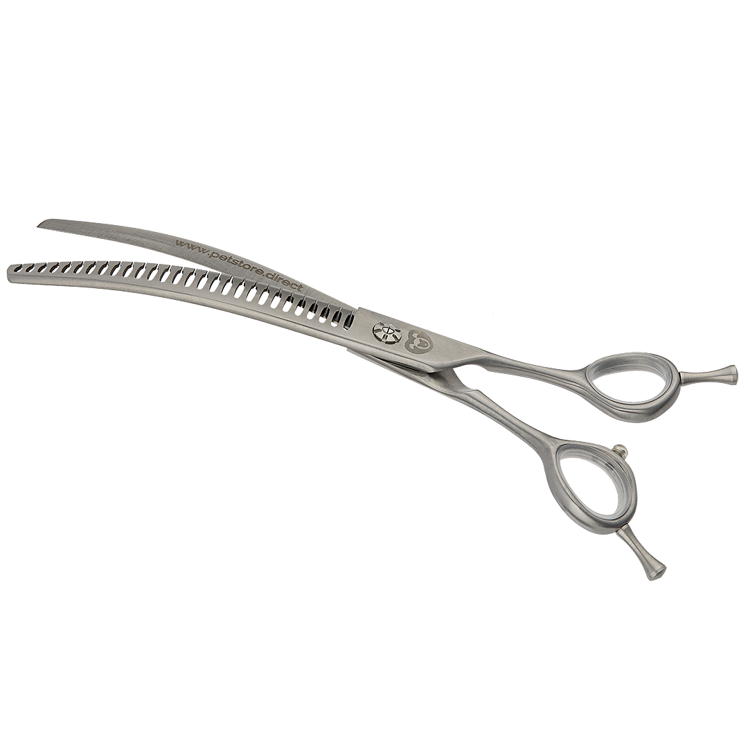 petstore-direct-28-teeth-curved-chunker-texturizing-shear-for-dogs