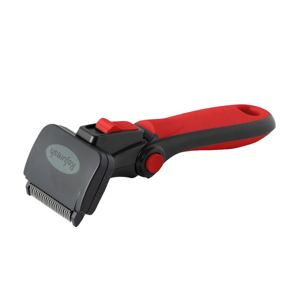 refuresh-small-deshedding-tool-red-for-short-coat-dog