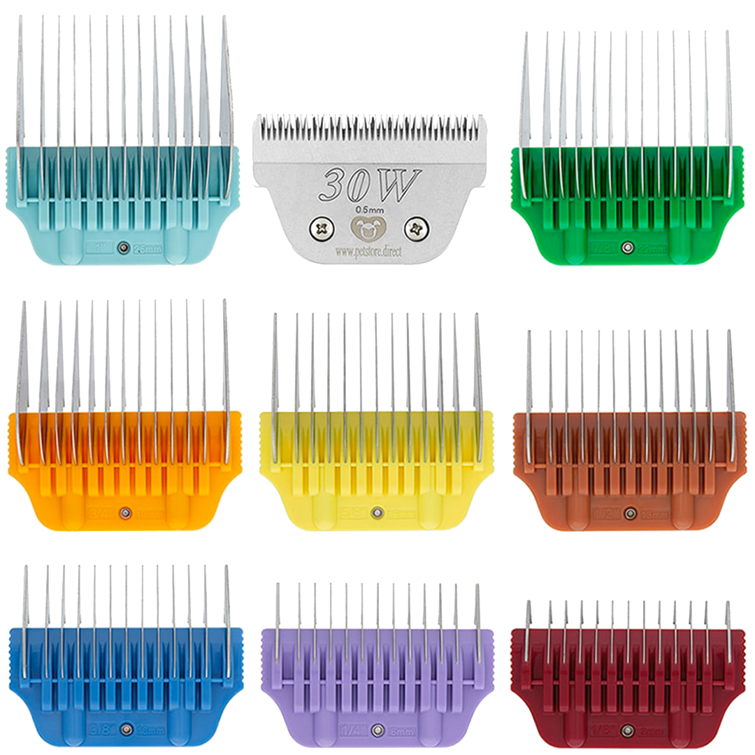 set-of-8-wide-combs-with-30w-blade-petstore-direct