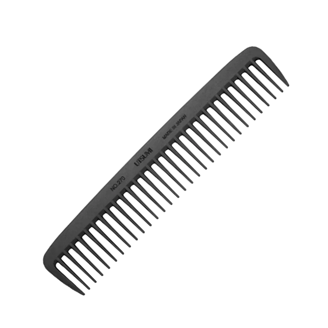 utsumi-7inch-comb-270-black