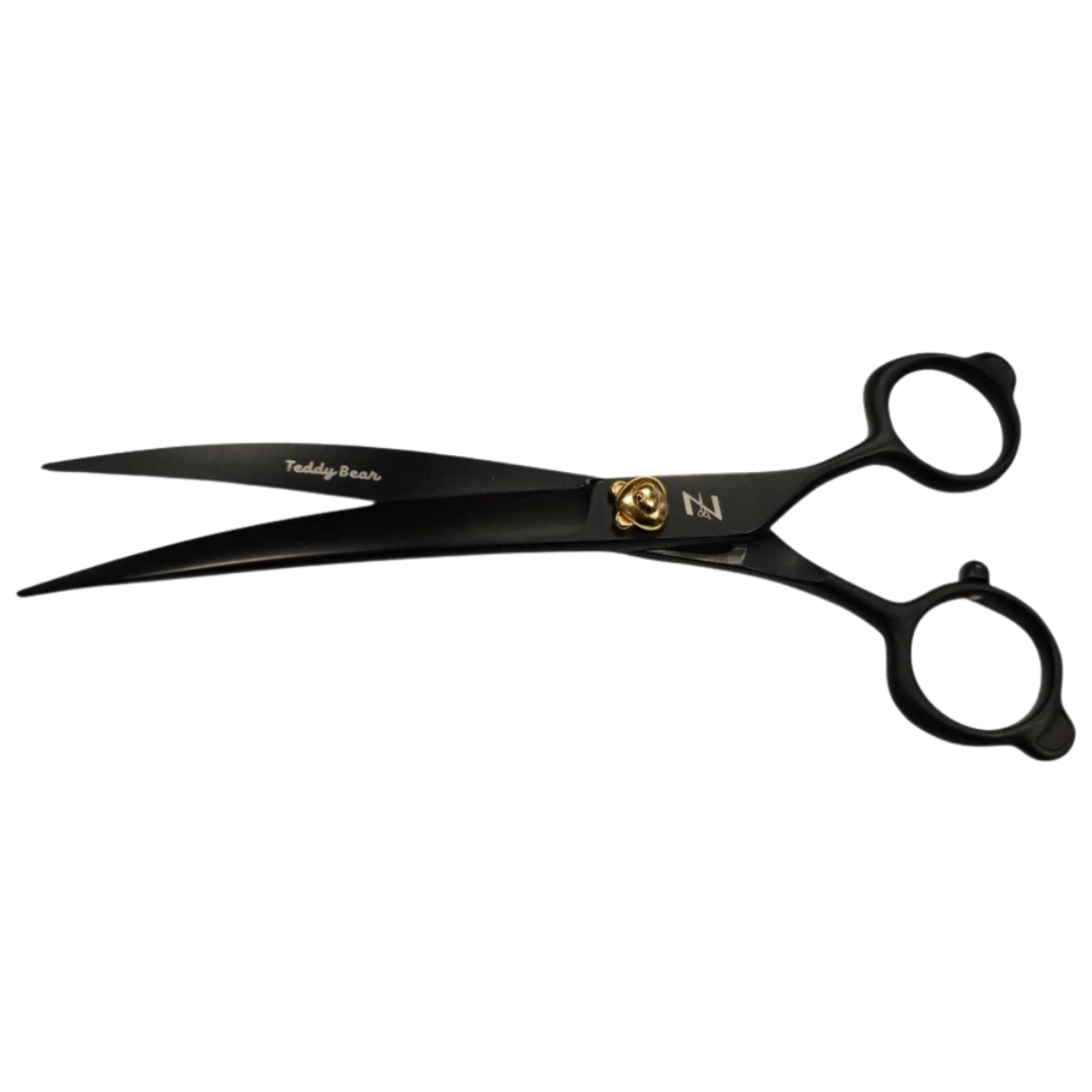 zolitta-teddy-bear-6-5-curved-scissor-black-for-dog-grooming
